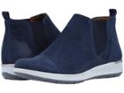 Walking Cradles Osmond (navy Matte Snake Print/nubuck) Women's Pull-on Boots