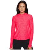 New Balance In Transit Pullover (alpha Pink Heather) Women's Sweatshirt