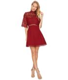 Keepsake The Label Uplifted Mini Dress (burnt Red) Women's Dress