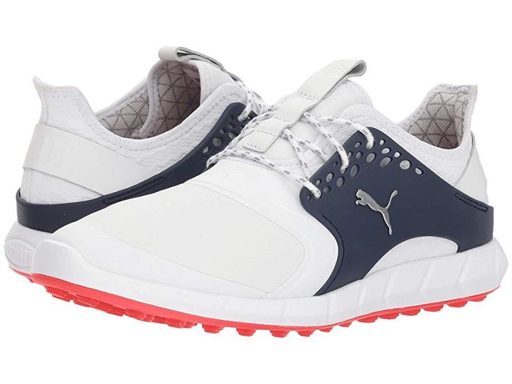 Puma Golf Ignite Power Sport Pro (puma White/puma Silver/peacoat) Men's Shoes