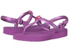 Havaianas Kids Freedom Sandals (toddler/little Kid/big Kid) (royal Purple) Girls Shoes