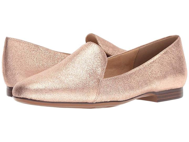 Naturalizer Emiline (rose Gold Sparkle Metallic Leather) Women's  Shoes