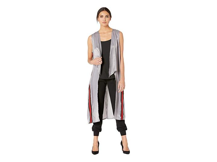 Steve Madden Cast Away Duster Vest (grey) Women's Vest