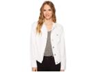 Liverpool Classic Jean Jacket In Four-way Stretch Comfort Twill (bright White) Women's Coat