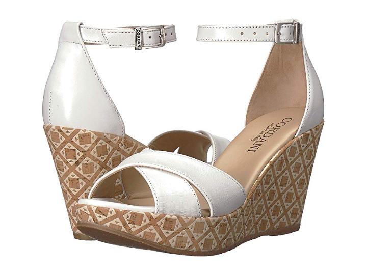 Cordani Richie (white Leather) Women's Wedge Shoes