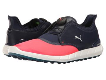 Puma Golf Ignite Spikeless Sport Disc (bright Plasma/peacoat) Men's Shoes