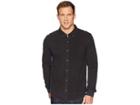 Mod-o-doc Bass Rock Long Sleeve Button Front Polo Shirt (black Stone) Men's Long Sleeve Button Up