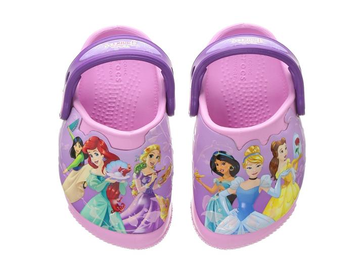 Crocs Kids Funlab Lights Princess (toddler/little Kid) (amethyst) Girls Shoes