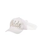 Betsey Johnson Retro Bride Baseball Cap (white) Baseball Caps