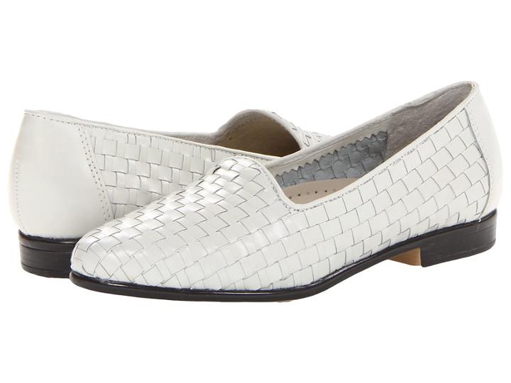 Trotters Liz (white Calf) Women's  Shoes