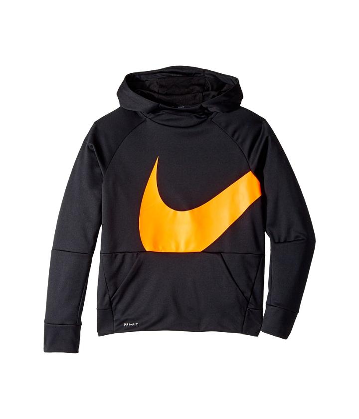 Nike Kids Therma Pullover Training Hoodie (little Kids/big Kids) (black) Boy's Sweatshirt