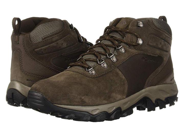 Columbia Newton Ridge Plus Ii Suede Wp (cordovan/mud) Men's Shoes