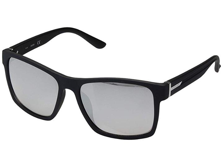 Guess Gf5049 (matte Blue/smoke Mirror) Fashion Sunglasses