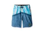 Quiksilver Kids Highline Fortune Boardshorts (big Kids) (cyan Blue) Boy's Swimwear