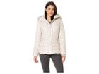 Kenneth Cole New York Faux Fur Trimmed Short Puffer (bone) Women's Coat