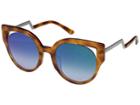 Diff Eyewear Penny (honey Tortoise/blue) Fashion Sunglasses