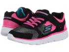Skechers Kids Go Run 400 (little Kid/big Kid) (black/hot Pink) Girl's Shoes