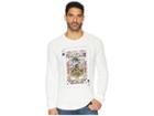 Lucky Brand Captain Card Thermal Tee (marshmallow) Men's Clothing