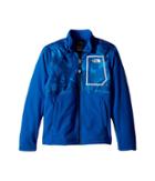 The North Face Kids Glacier Track Jacket (little Kids/big Kids) (turkish Sea Metric Mountain Print/turkish Sea/tnf White) Boy's Coat