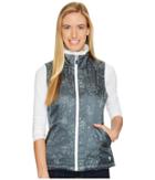 Mountain Hardwear Fairlane Insulated Vest (blue Spruce Print/grey Ice) Women's Vest