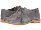 Hush Puppies Chardon Oxford (dark Grey Metallic Suede) Women's Lace Up Cap Toe Shoes