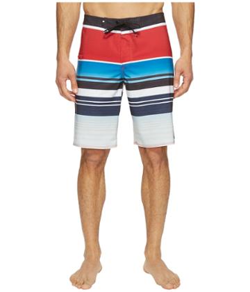 Quiksilver Everyday Stripe Vee 21 Boardshorts (chilli Pepper) Men's Swimwear