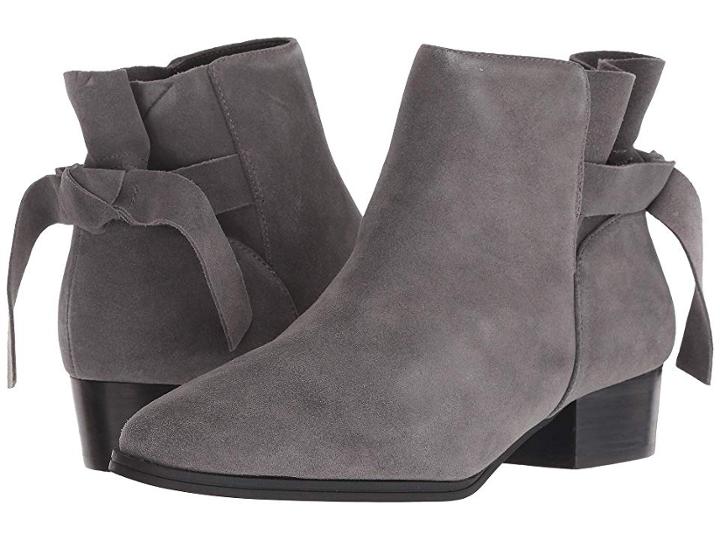 Aerosoles Crosswalk (grey Suede) Women's Zip Boots