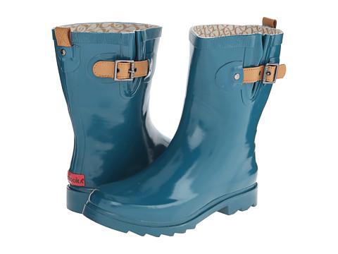 Chooka Top Solid Mid Rain Boot (teal) Women's Rain Boots