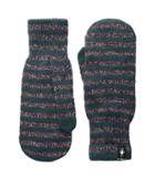 Smartwool Striped Knit Mitt (bordeaux) Over-mits Gloves