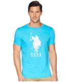 U.s. Polo Assn. Uspa Bd Crew Tee (horizon Blue) Men's Short Sleeve Pullover