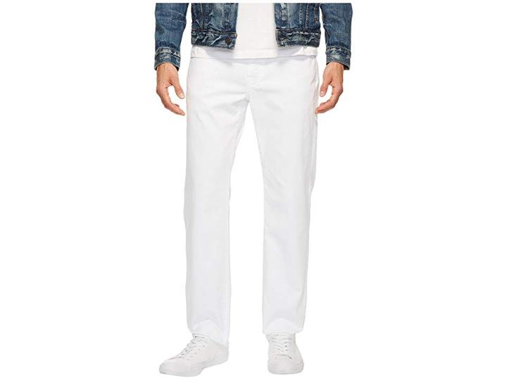 Agave Denim Classic Fit Rincon Twill Pant (white) Men's Casual Pants