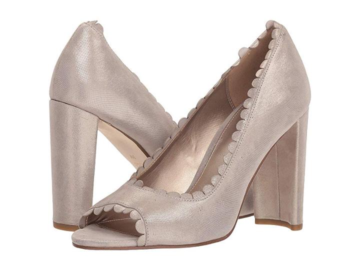 Pelle Moda Hope (dark Taupe Shimmer Suede) Women's Shoes