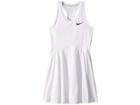 Nike Kids Court Pure Tennis Dress (little Kids/big Kids) (white/white) Girl's Dress