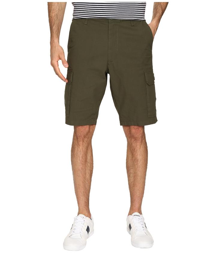 Dockers Standard Washed Cargo Shorts (dockers Olive) Men's Shorts