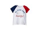 Tommy Hilfiger Kids Beautiful Tee (big Kids) (white) Girl's T Shirt
