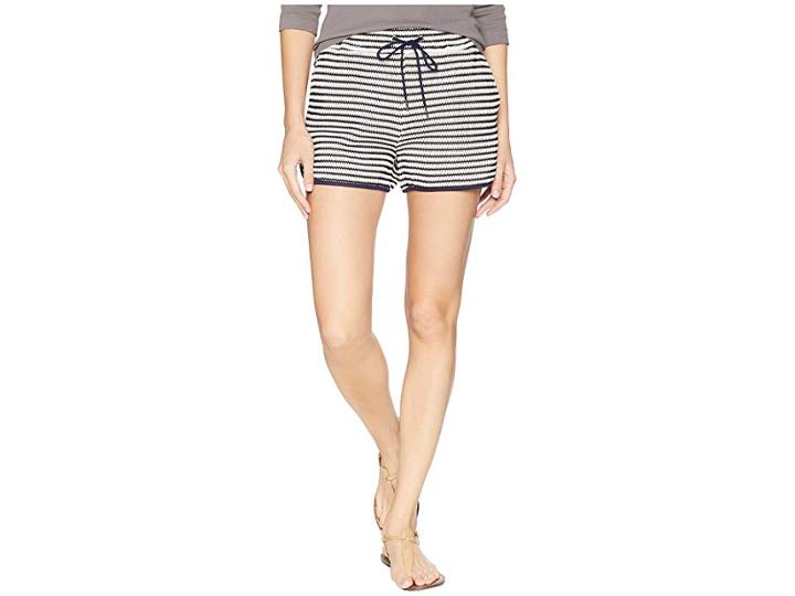 Splendid Drawcord Shorts (navy/natural) Women's Shorts