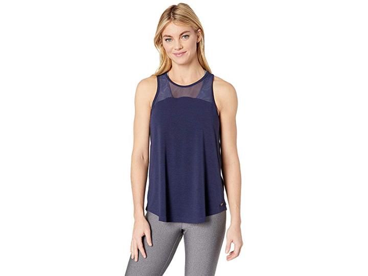 New Balance Mesh Layer Tank (pigment Heather) Women's Sleeveless