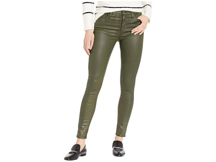 Ag Adriano Goldschmied Farrah Skinny Ankle In Vintage Leatherette Light Dried Agave (vintage Leatherette Light Dried Agave) Women's Jeans