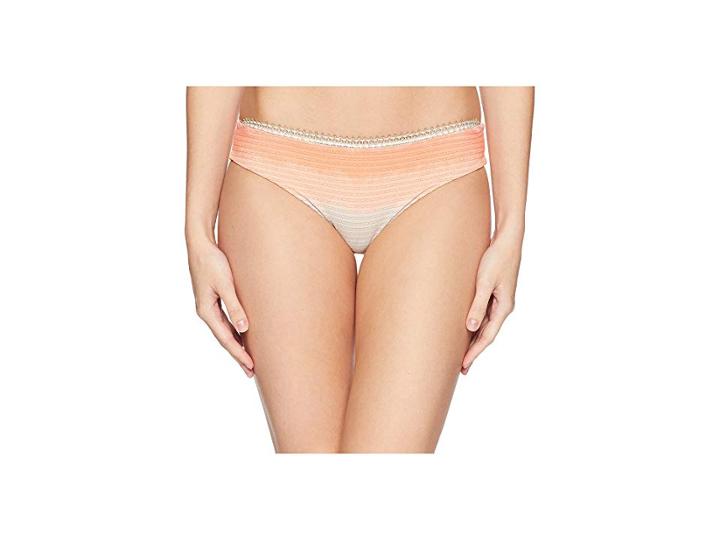 Luli Fama Los Flamencos Lurex Trim Full Ruched Back Bottom (multi) Women's Swimwear