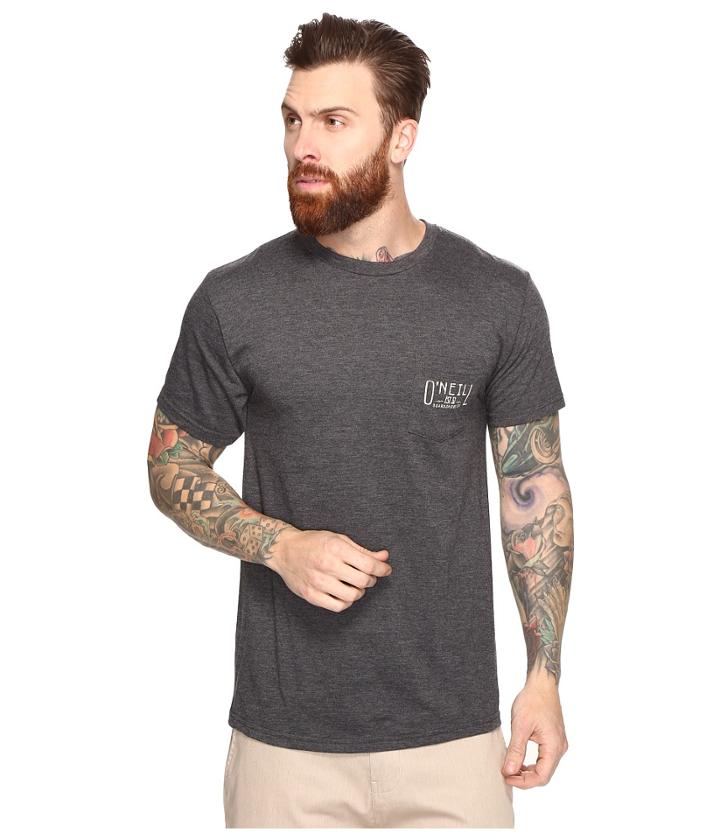 O'neill Worker Tee (heather Black) Men's T Shirt