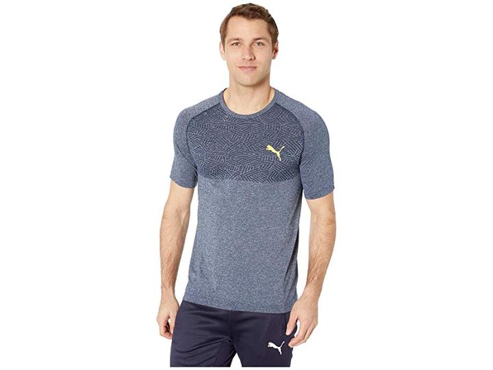 Puma Tec Sports Evoknit Tee (peacoat) Men's T Shirt