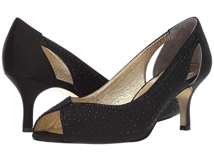 Adrianna Papell Jenna (black Classic Satin) Women's Shoes