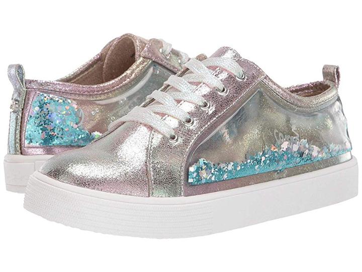 Sam Edelman Kids Bella Aqua (little Kid/big Kid) (gasoline Iridescent) Girl's Shoes