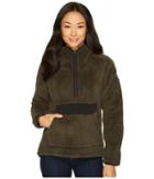 The North Face Campshire Pullover Hoodie (new Taupe Green) Women's Sweatshirt