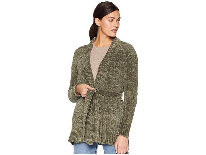 Tribal Long Sleeve Sweater Cardigan (loden) Women's Sweater