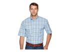 Roper 1675 Blue Spring Plaid (blue) Men's Clothing