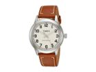 Timex New England Leather Strap (tan/cream) Watches