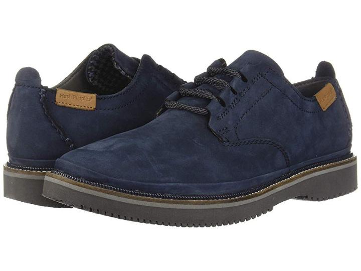 Hush Puppies Bernard Conv Oxford (navy Nubuck) Men's  Shoes