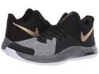 Nike Air Versitile Iii (black/metallic Gold/dark Grey/white) Men's Basketball Shoes