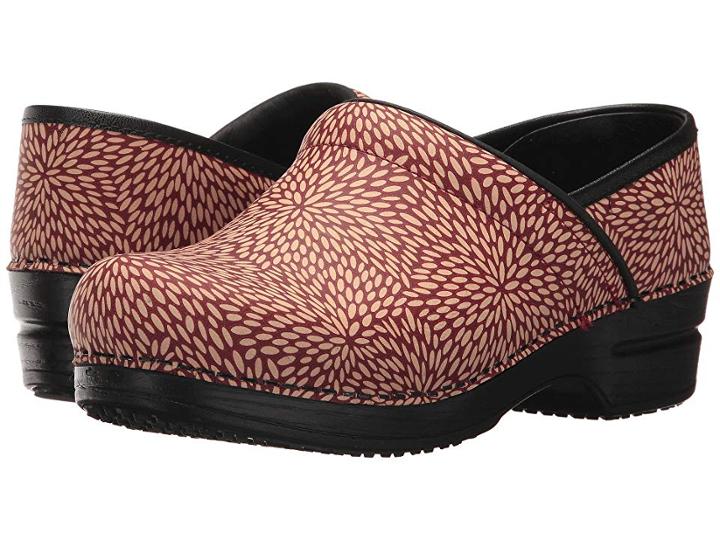 Sanita Smart Step Professional Perennial (red) Women's Clog Shoes